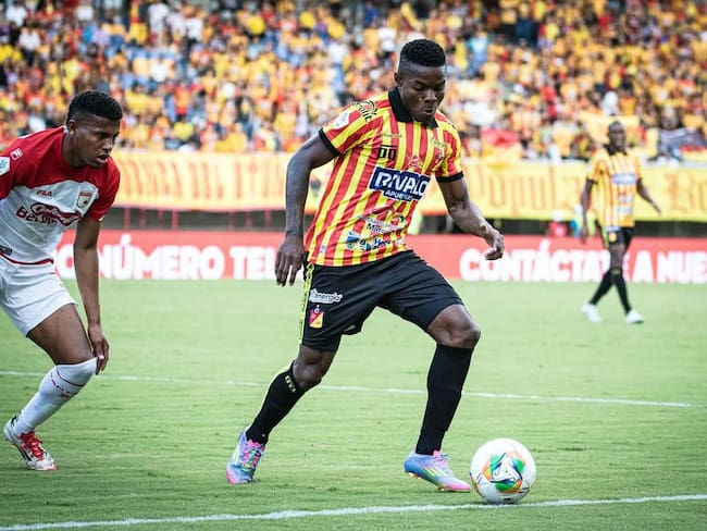 Yuber Quiñónez recordando su paso por Millonarios / Foto: Deportivo Pereira.