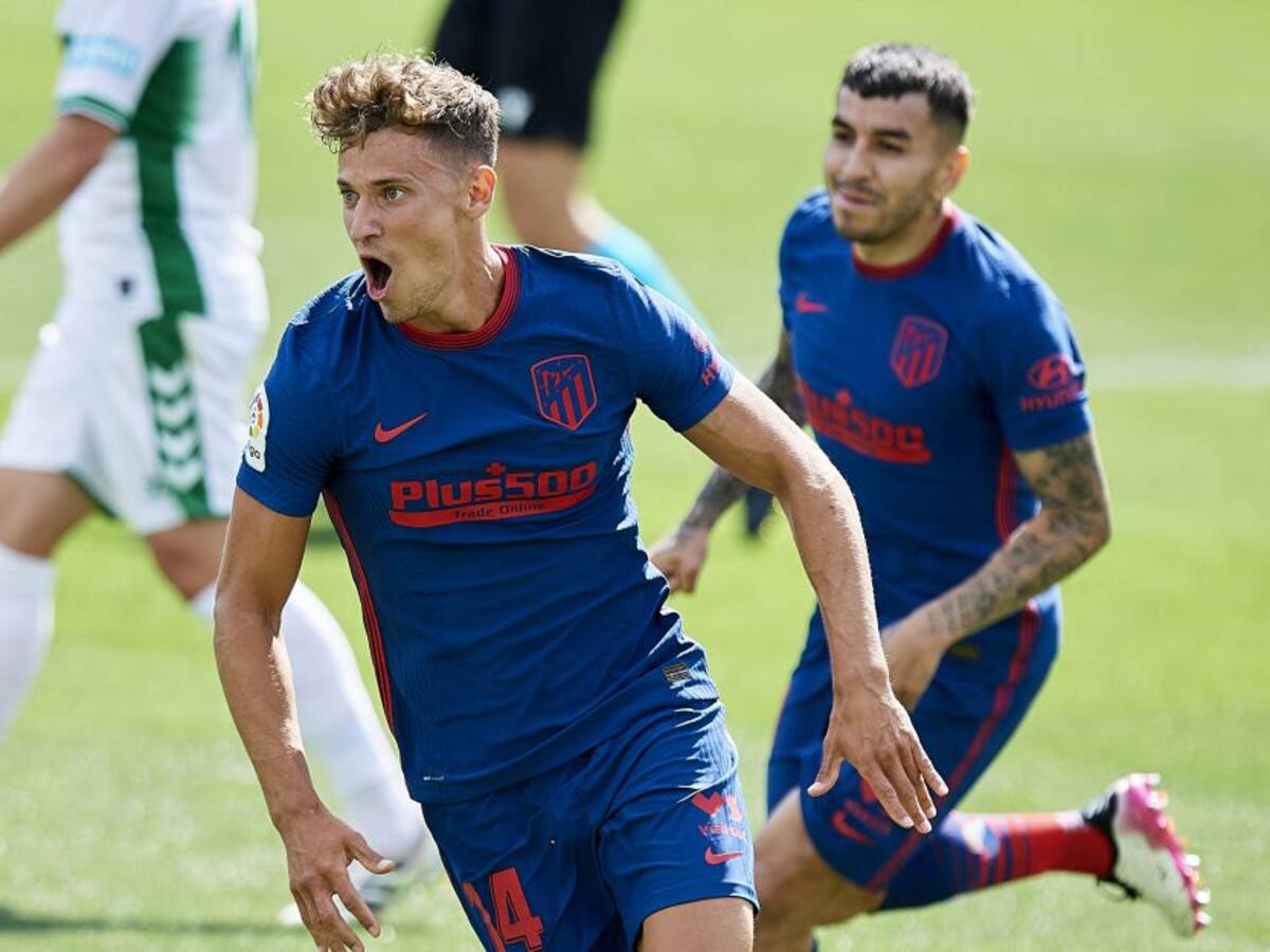 El palo y Marcos Llorente le dan la victoria al Atleti ante el Elche CF