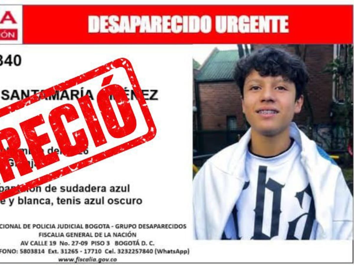 Fue localizado en el centro de Bogotá Josephe Santiago reportado como desaparecido hace varios días