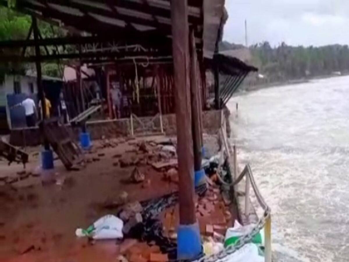 Sin playas Santa Verónica por fuerte oleaje