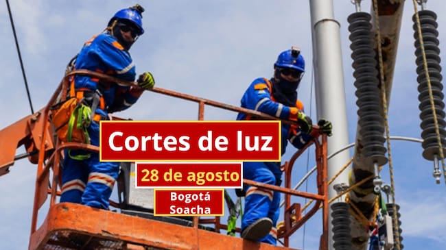 Cortes de luz en Bogotá y Soacha este viernes 28 de agosto | Enel Colombia