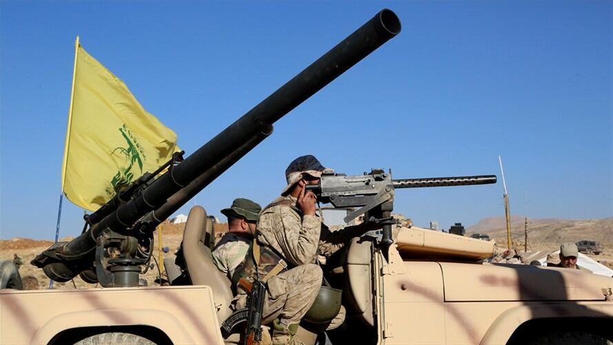 Hezbolá en enfrentamientos con la organización armada Hay'at Tahrir al Sham en Líbano. Foto: Agencia Anadolu
