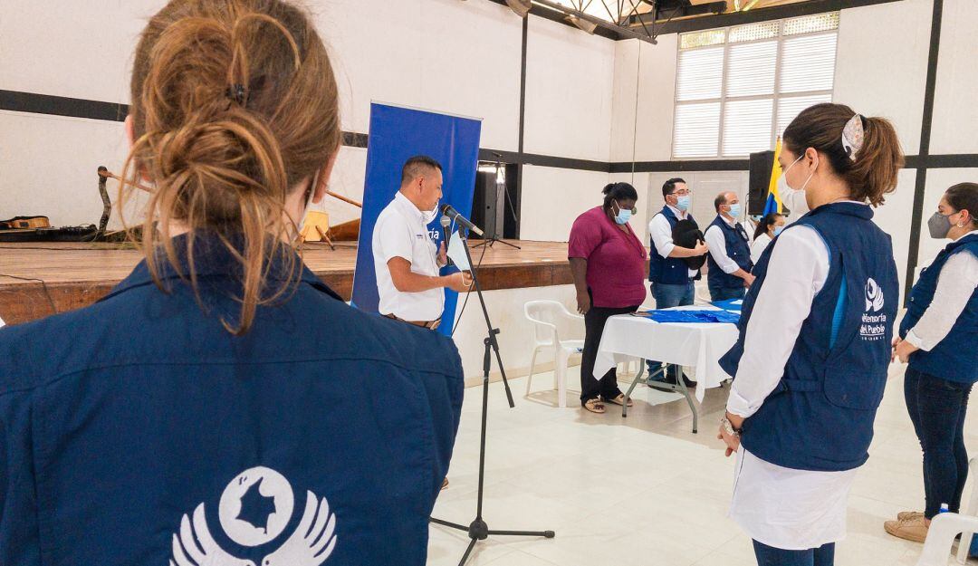 Defensoría y alcalde del Retorno, hoy en la Inspección de la Paz