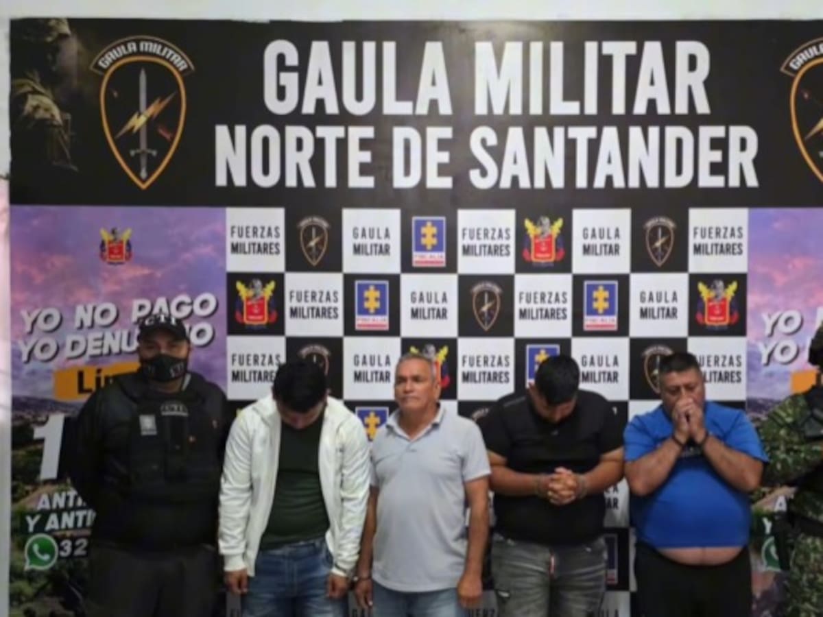 Capturan en Norte de Santander a banda criminal que secuestraba en Cundinamarca