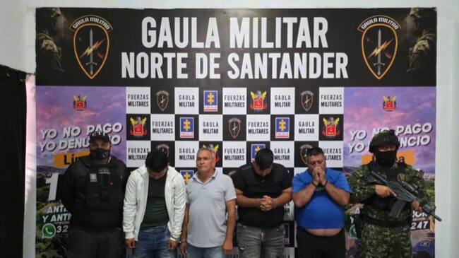 Cuatro de las capturas se hicieron en Norte de Santander. / Foto: Cortesía.