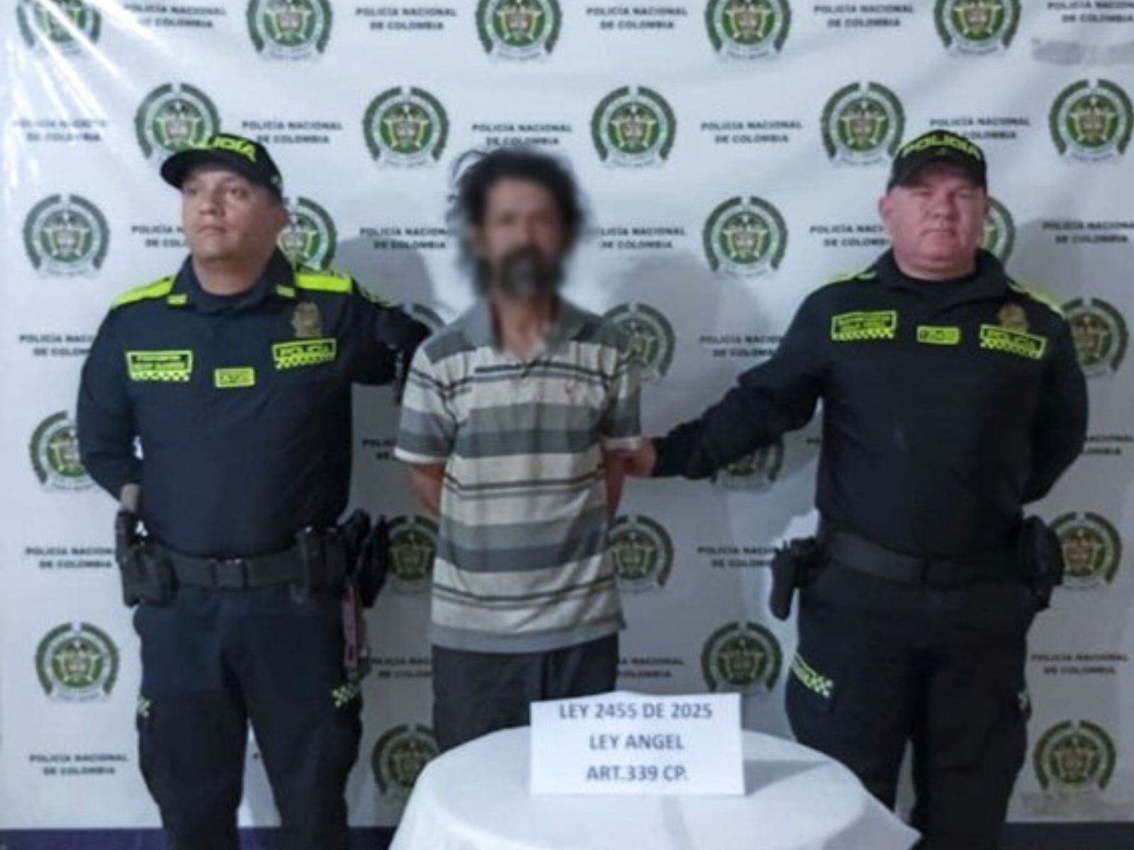 Caso de maltrato animal en Risaralda (foto: Policía Nacional )