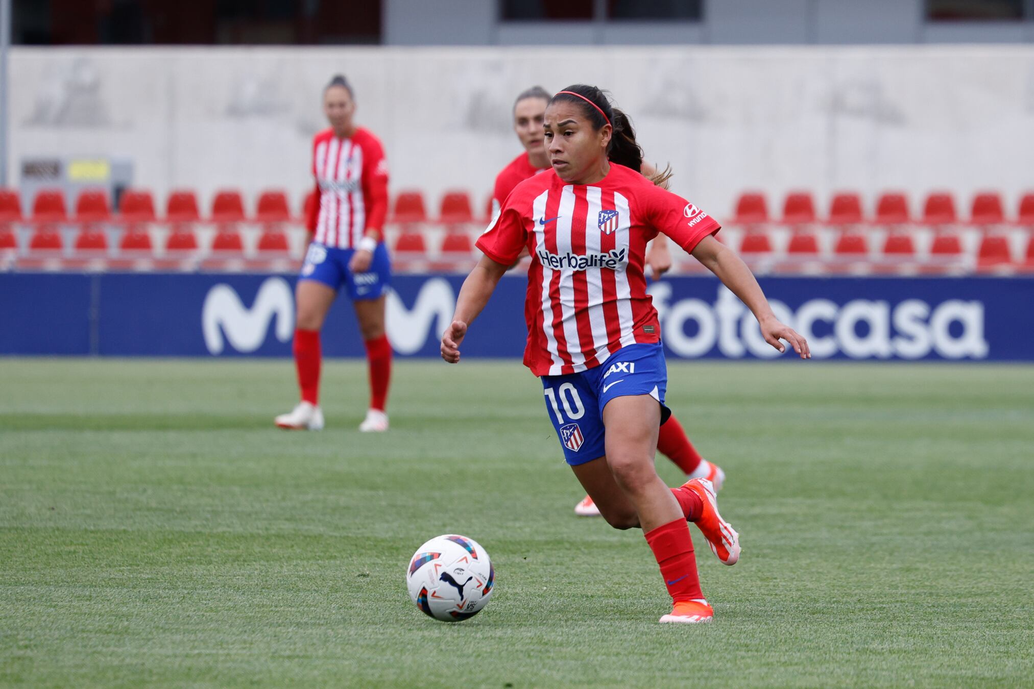 Leicy Santos, futbolista del Atlético de Madrid / @AtletiFemenino