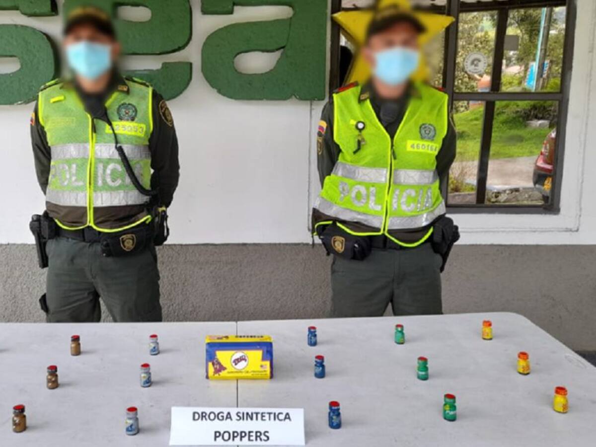 Conductor de camión transportaba Popper por vías de Manizales
