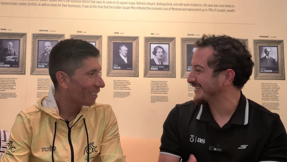 Nairo Quintana en entrevista con Alberto Mora / Caracol Radio.