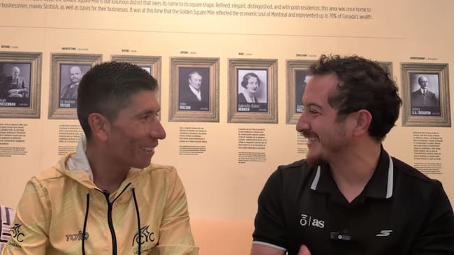 Nairo Quintana en entrevista con Alberto Mora / Caracol Radio.