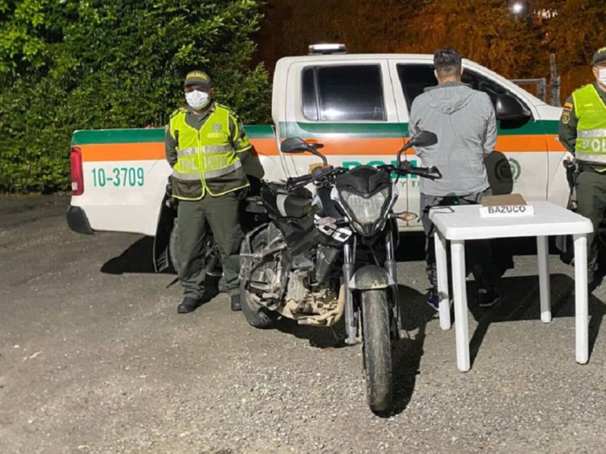 Capturado cuando transportaba un kilo de base de coca por vías de Manizales