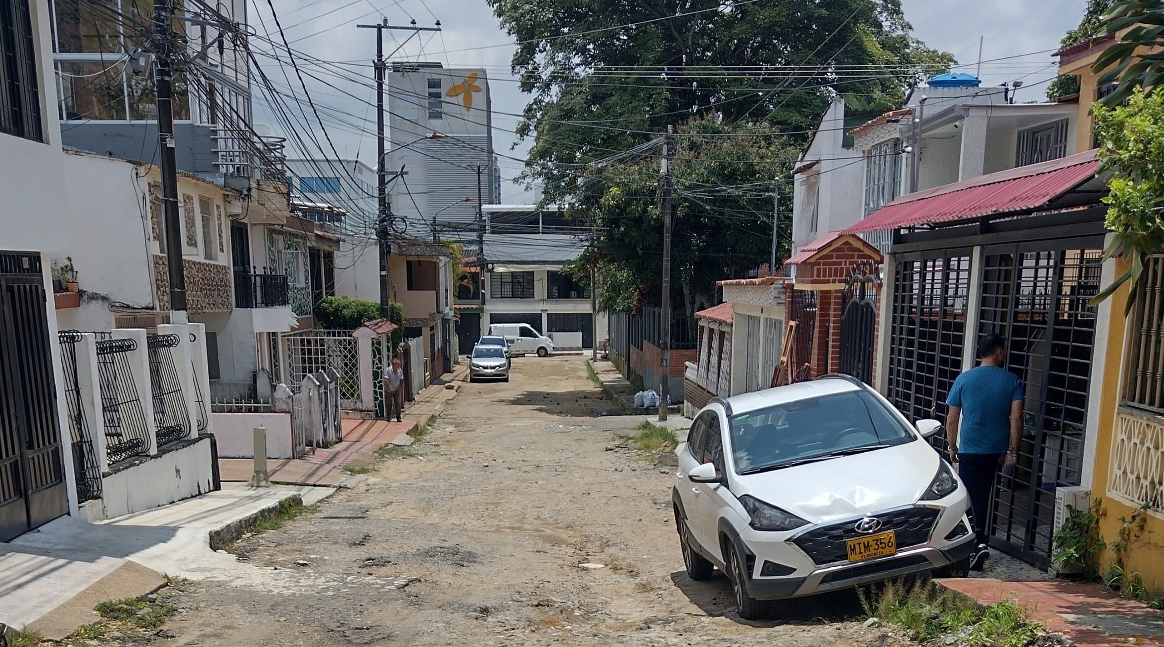 Calle del barrio Limonar de Ibagué