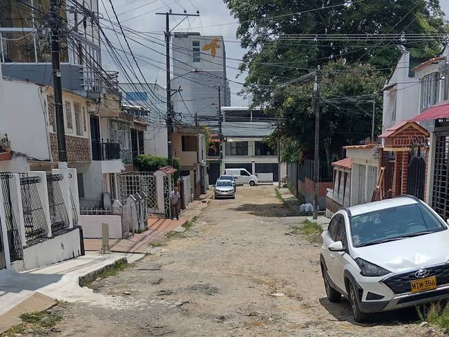Calle del barrio Limonar de Ibagué