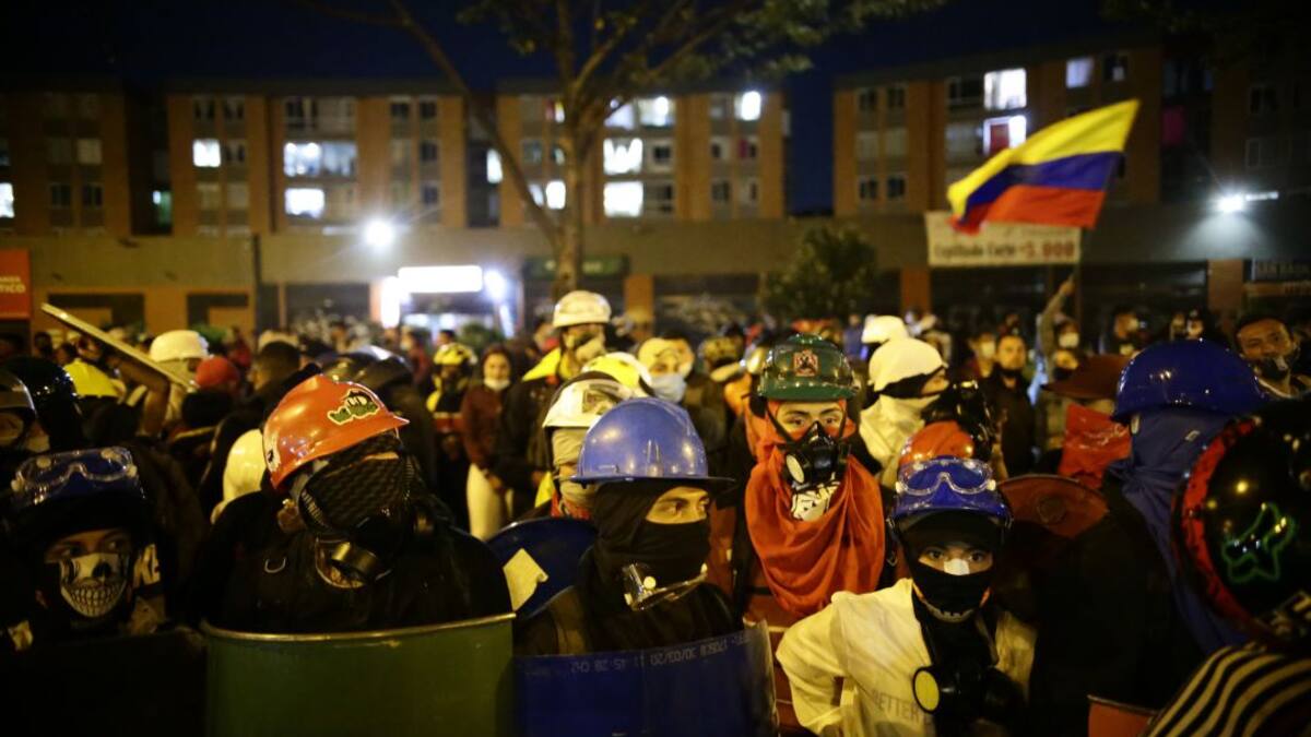 Integrantes de Primera Línea en Bogotá, a casa por cárcel por 'terrorismo'
