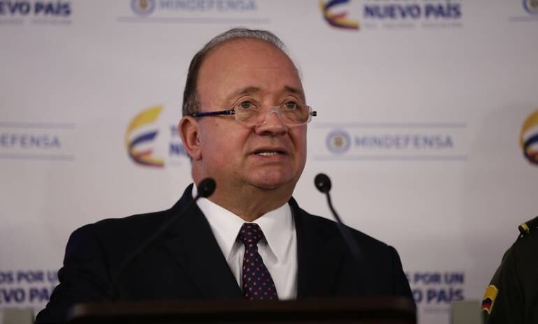 Ministro de defensa Luis Carlos Villegas.