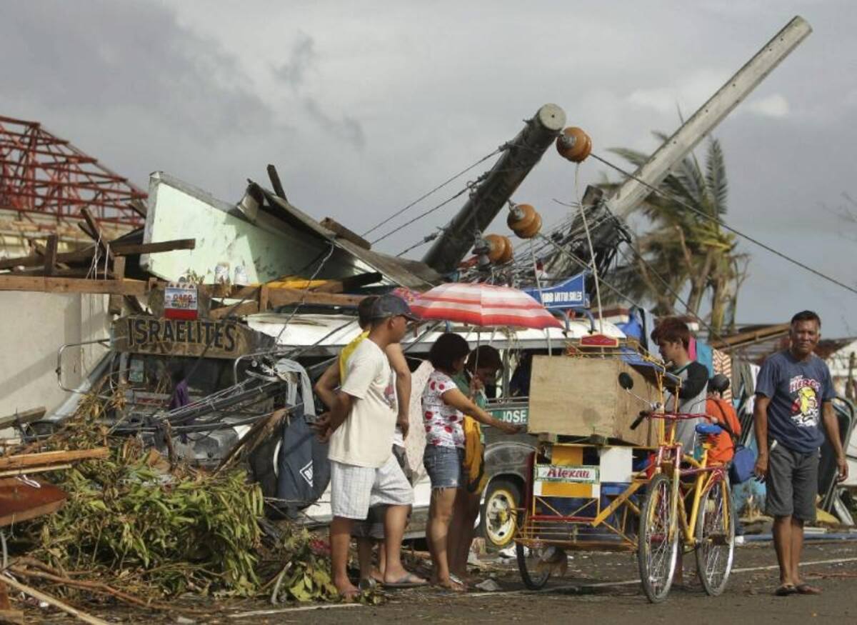 Aspectos de las zonas devastadas por el tifón que durante el fin de semana azotó a Filipinas, hecho que movió a la comunidad internacional a enviar ayuda a millones de afectados.