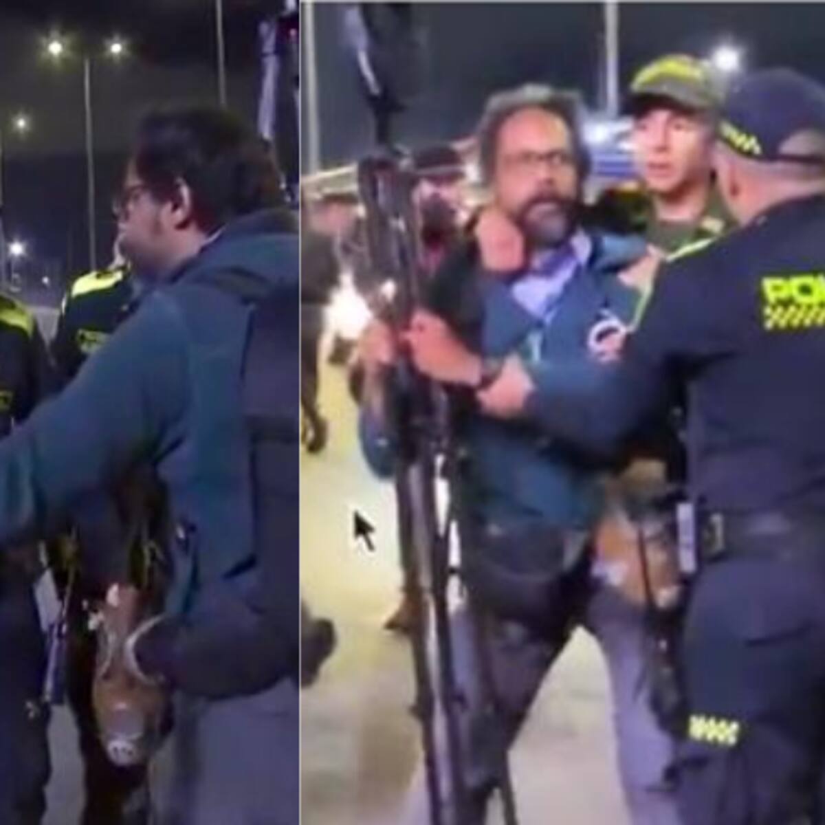 Periodistas denuncian agresiones de policías cuando cubrían atentado de director La Modelo