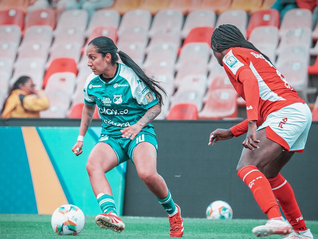Santa Fe y Cali empataron 1-1 en El Campín / Twitter: @CaliFemenino.