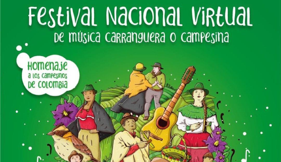 Evento en homenaje a los campesinos de Colombia. 