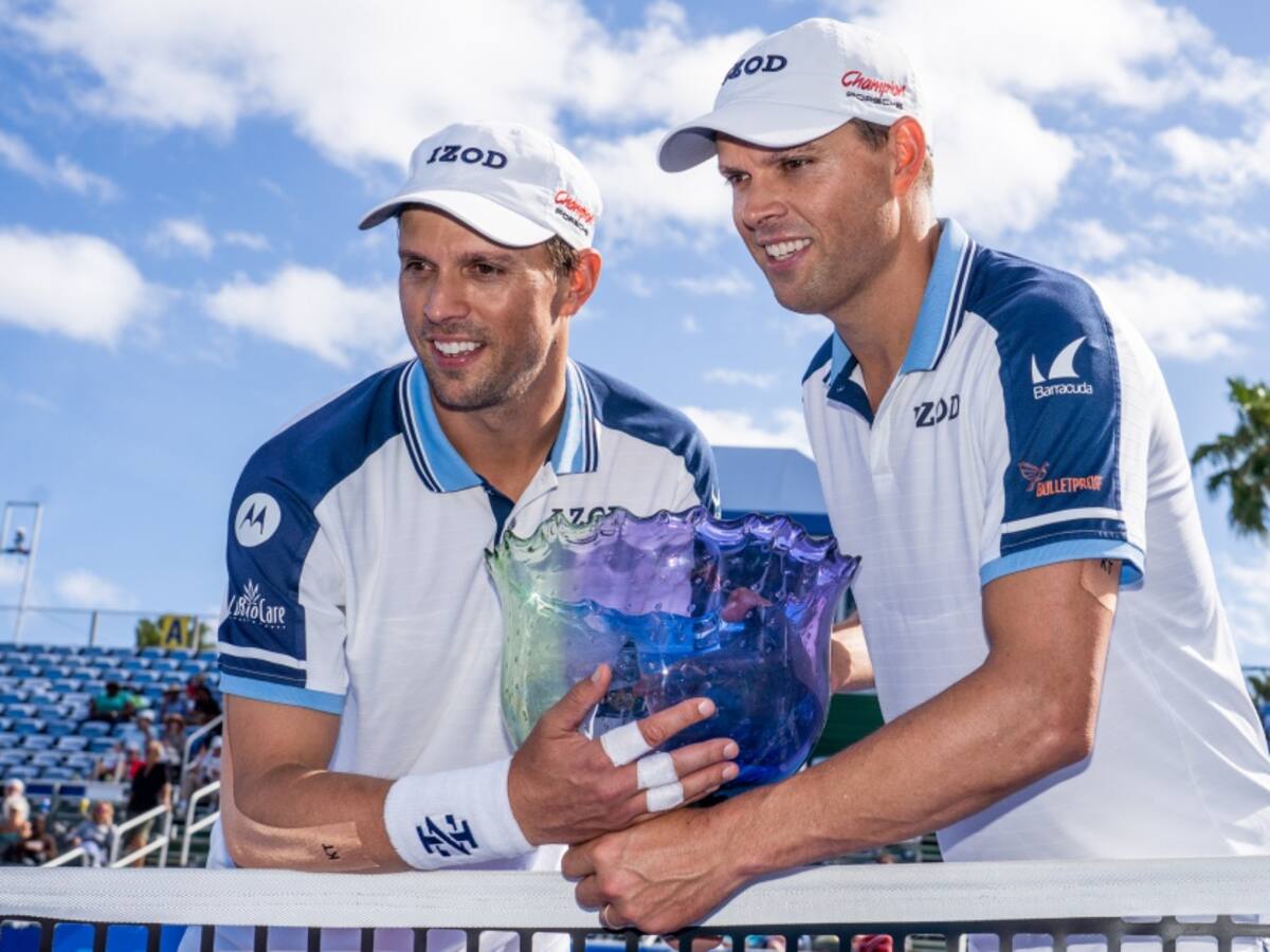 Los gémelos Bob y Mike Bryan se retiraron del tenis