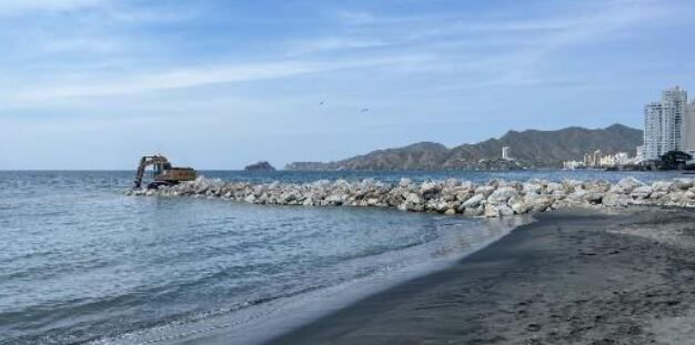 Obras en Playa Salguero . ANLA