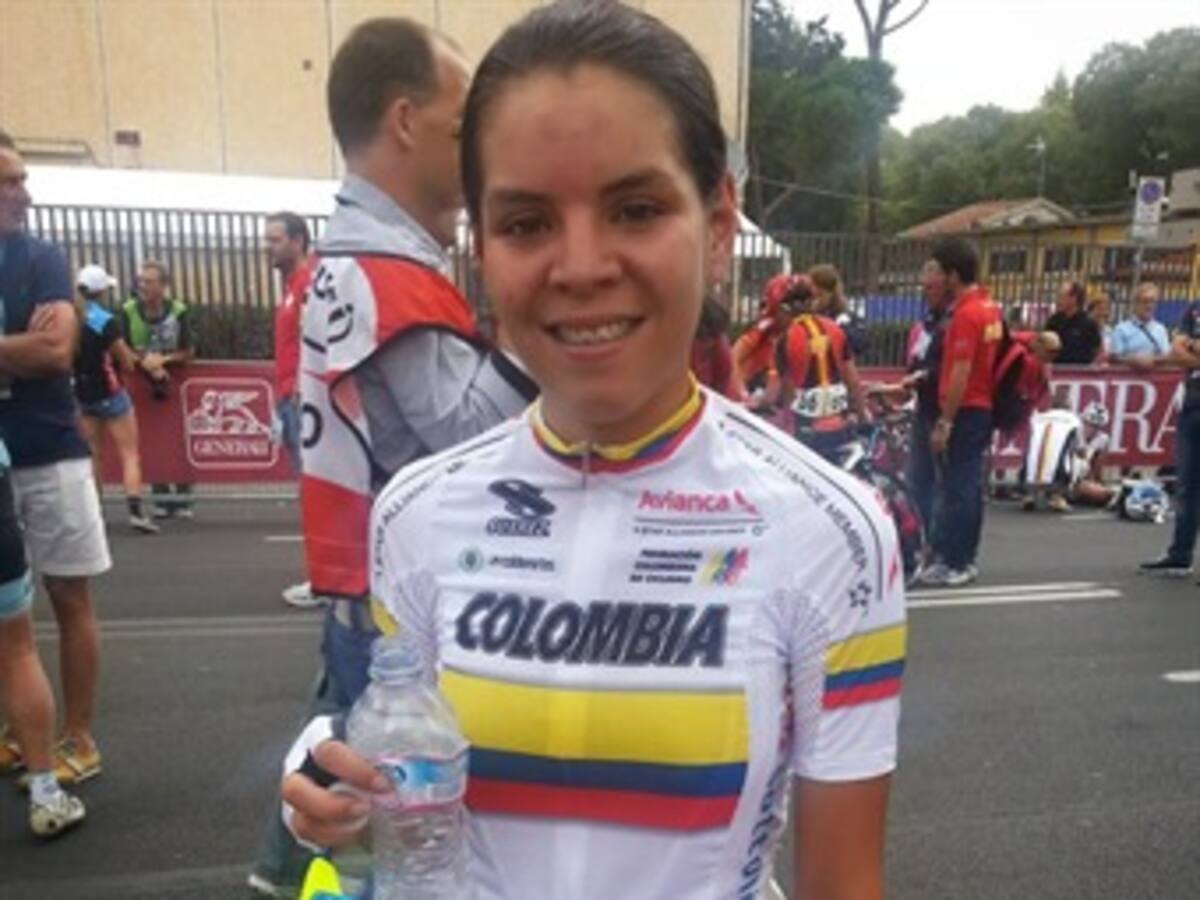 Jessenia Meneses fue cuarta y protagonista en la prueba de ruta junior del Mundial