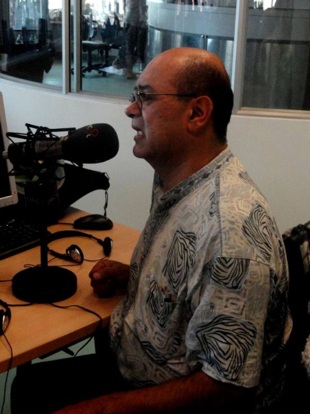 Rocardo Diaz, experto en yagé. Invitado a La Ventana