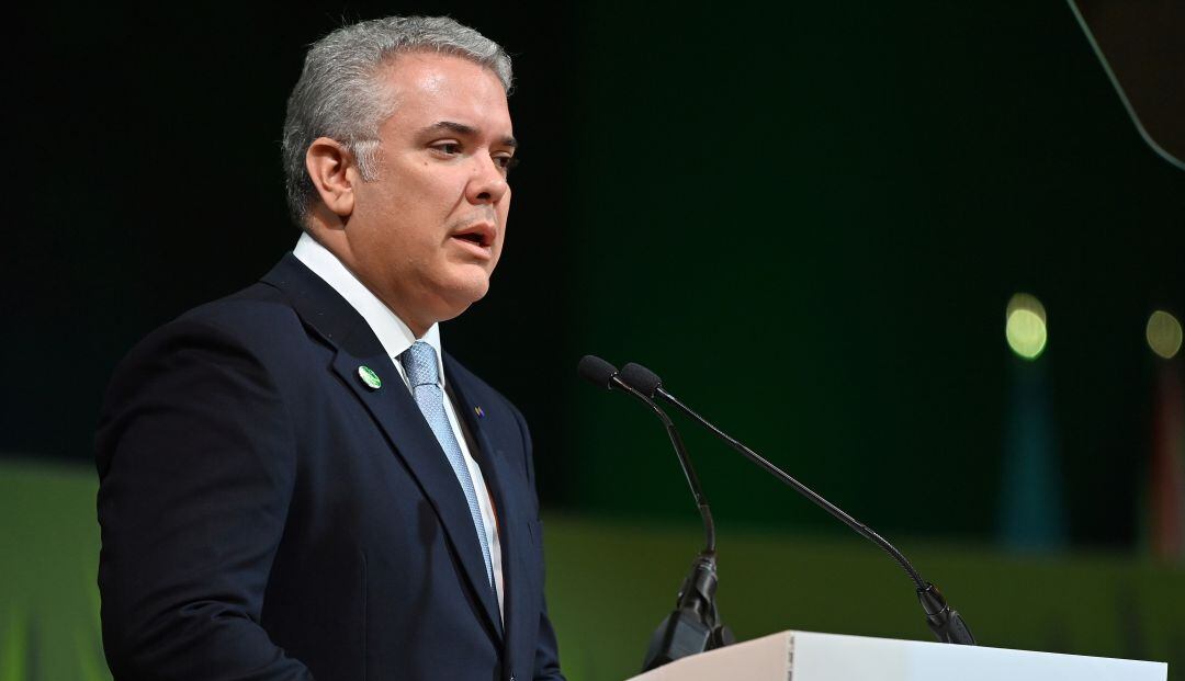 El presidente Iván Duque en la Conferencia de las Naciones Unidas sobre el Cambio Climático de 2021