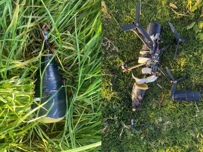 Autoridades encontraron dron acondicionado con 300 gramos de explosivos entre Bogotá y Mosquera