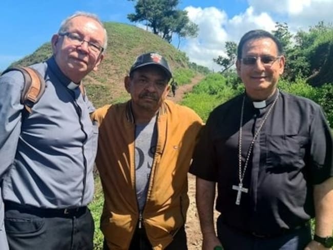 Liberación de Luis Manuel Díaz. Foto: Conferencia Episcopal de Colombia