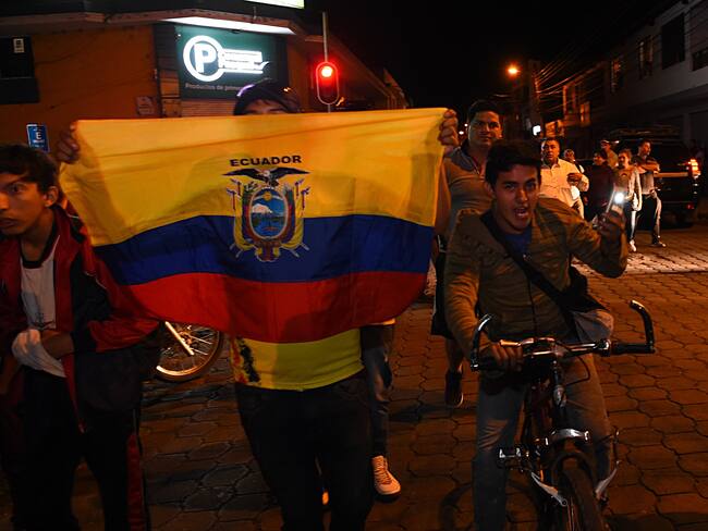 Protestas en Ecuador ante el aumento de casos de feminicidio.
