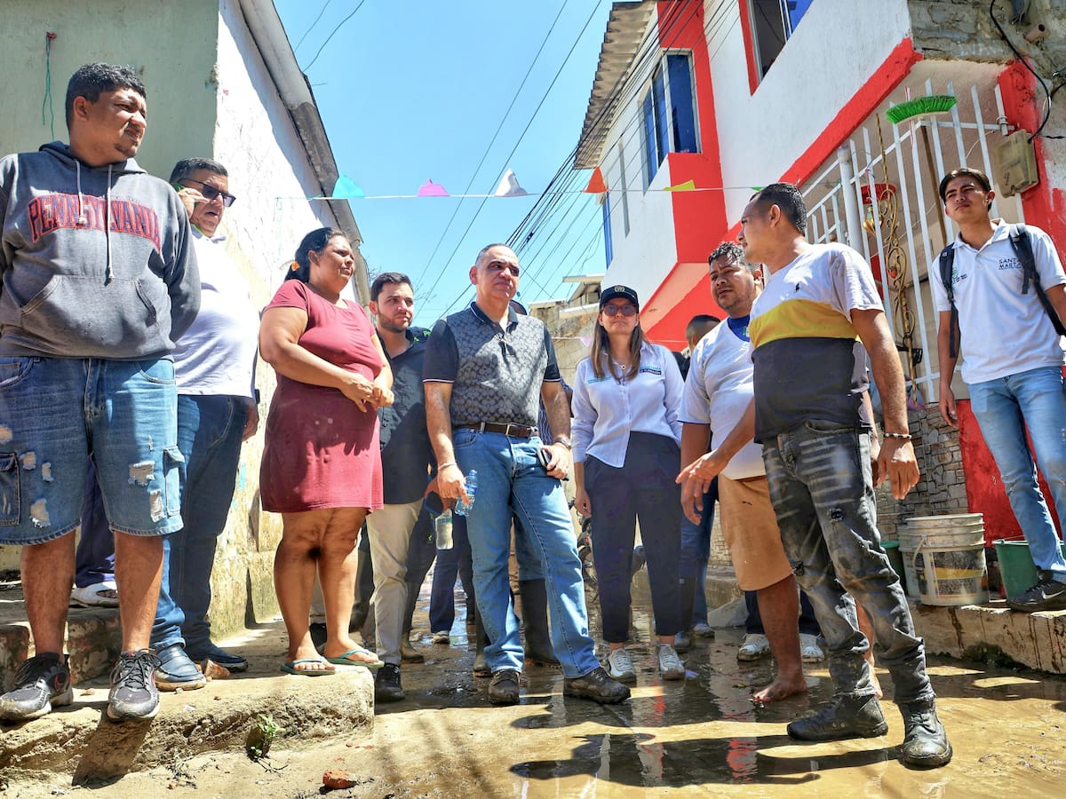 410 familias damnificadas por las lluvias en Santa Marta