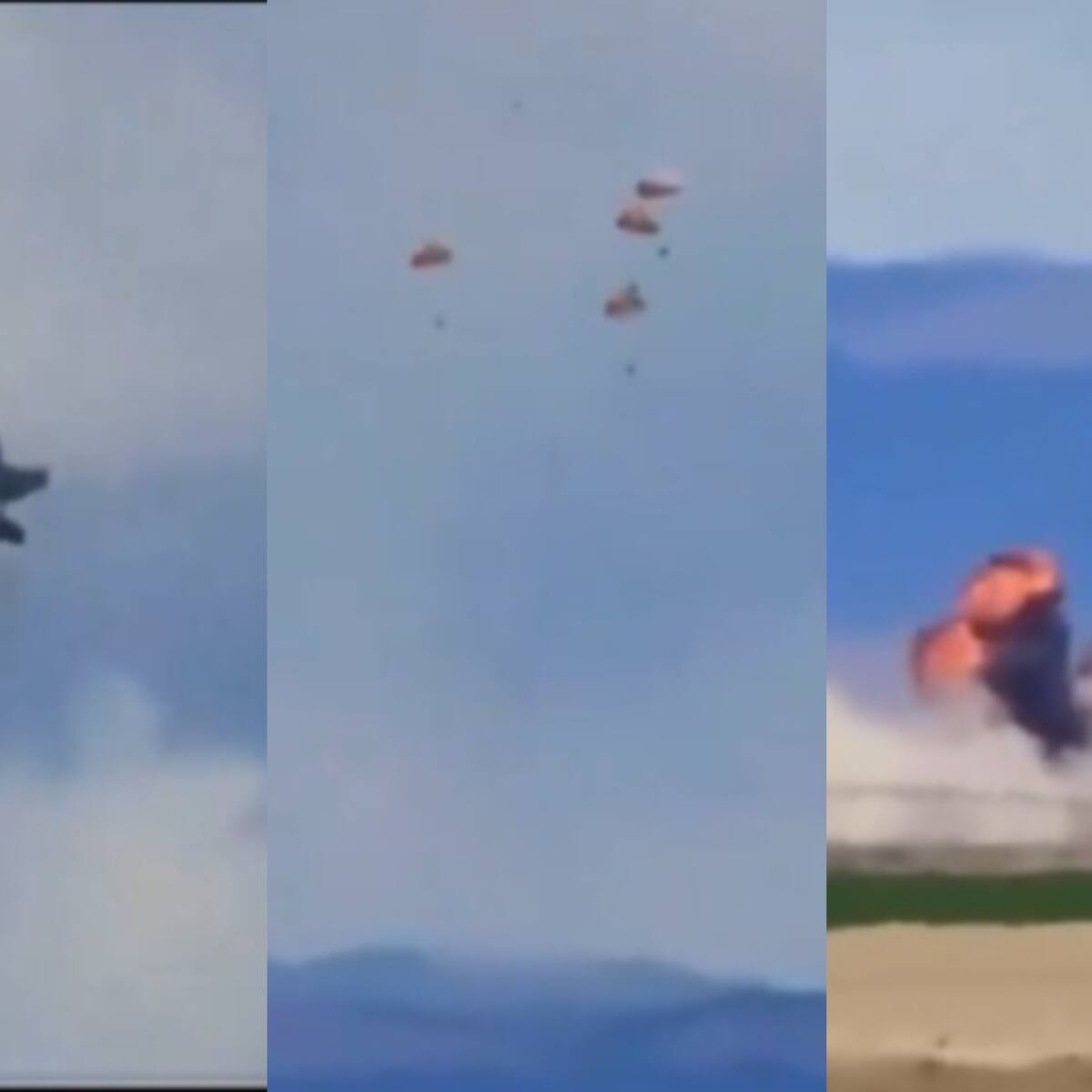 Dos aviones de combate colisionan durante un espectáculo aéreo en Idaho (EE.UU.)