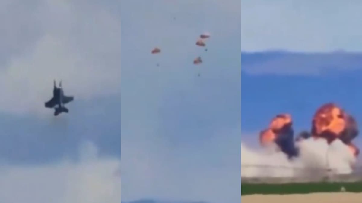 Dos aviones de combate colisionan durante un espectáculo aéreo en Idaho (EE.UU.)