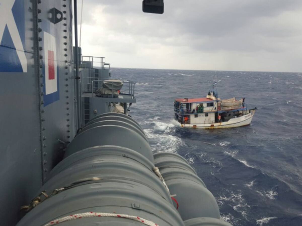 La Armada Nacional confirmó que los 73 pescadores nicaragüenses estaban haciendo pesca depredadora