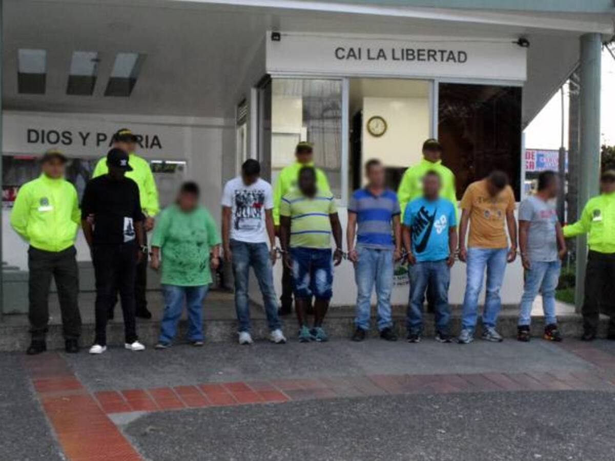Fue desmantelada una banda delincuencial dedicada al robo y venta de celulares en Pereira.