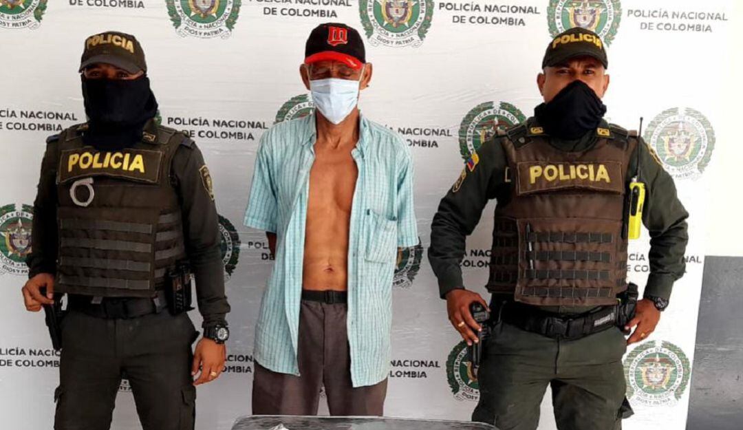 Adulto mayor capturado con 31 dosis de bazuco y 15 gramos de marihuana