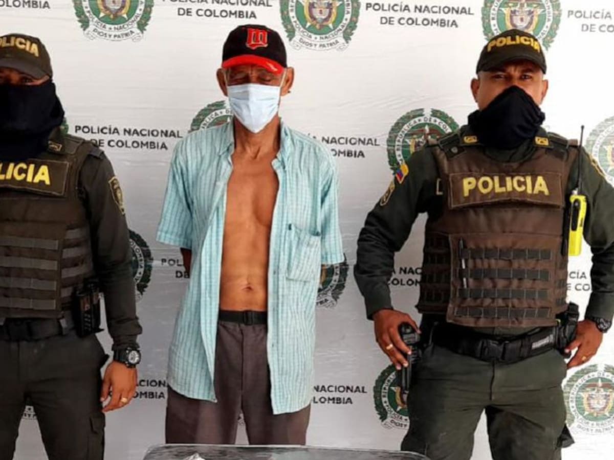 Detenidos dos adultos mayores y un joven por vender droga en Cartagena