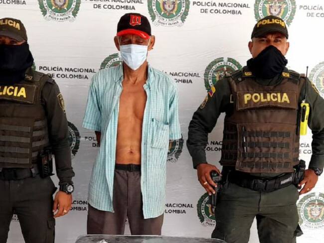 Adulto mayor capturado con 31 dosis de bazuco y 15 gramos de marihuana