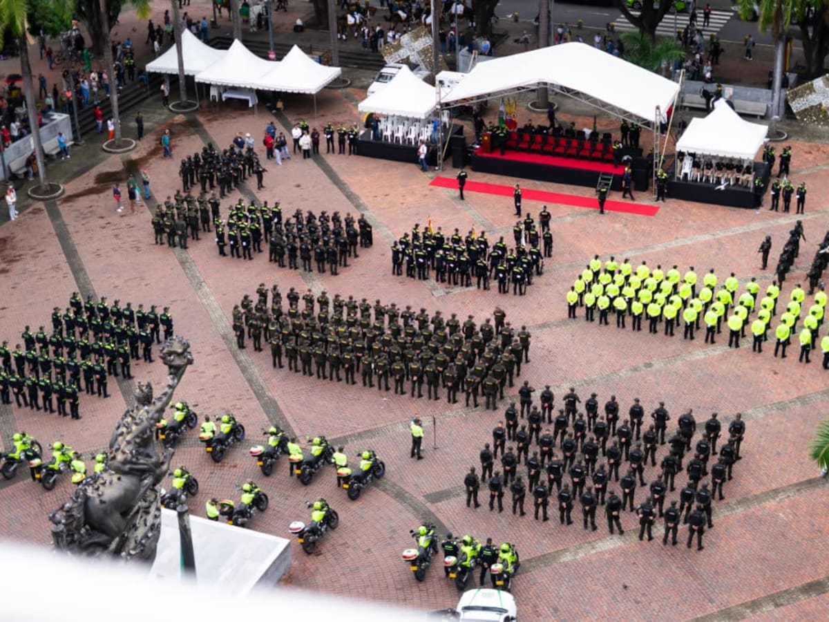 Más de 600 uniformados conforman el Bloque de Búsqueda de la Policía que llegó a Pereira