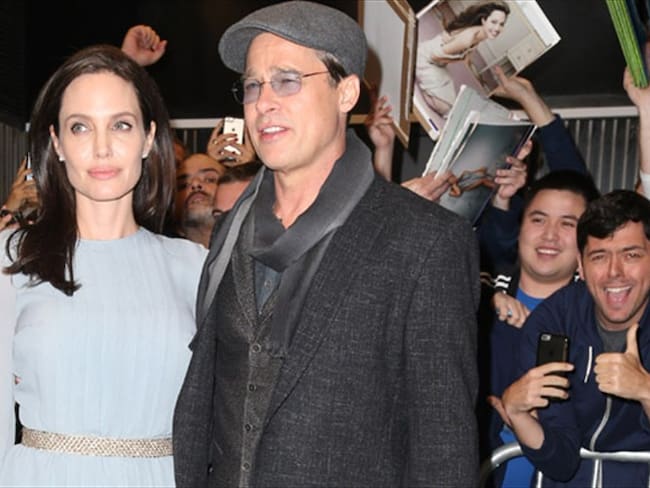 Angelina Jolie y Brad Pitt . Foto: Bang Media
