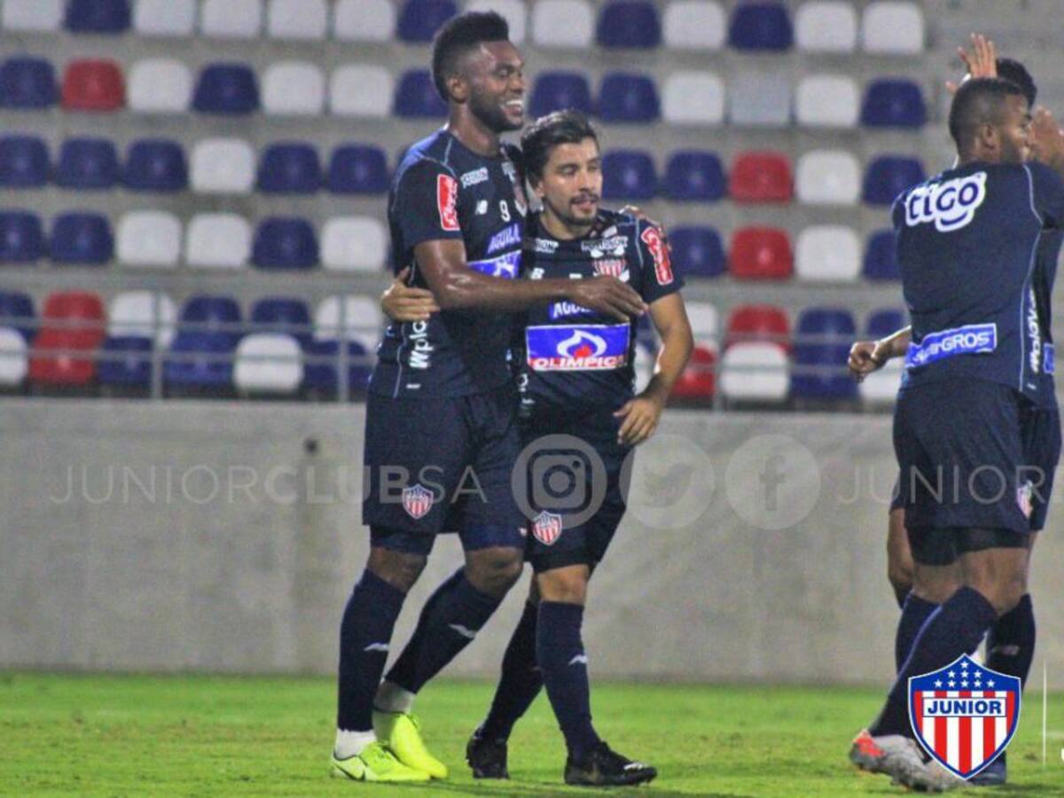 Miguel Borja ya anotó su primer doblete con Junior