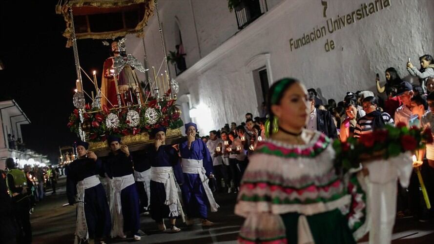 Semana Santa en Popayán. Foto: Colprensa