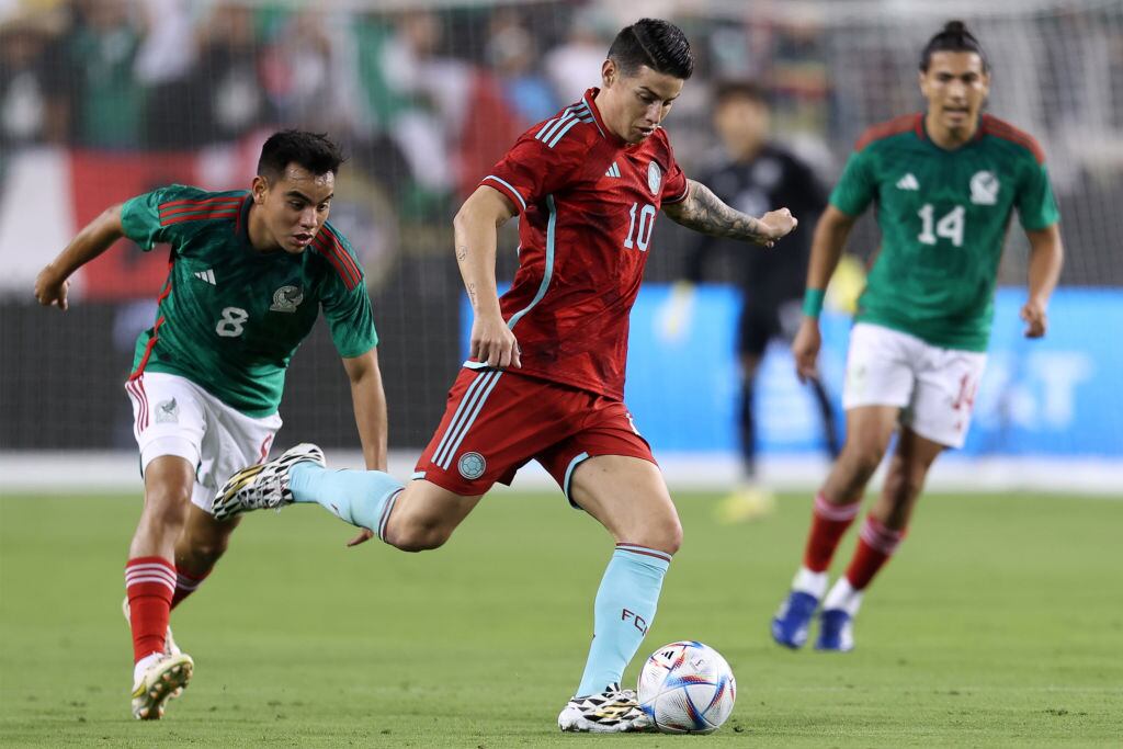 Colombia vs. México en el 2022 / Getty Images