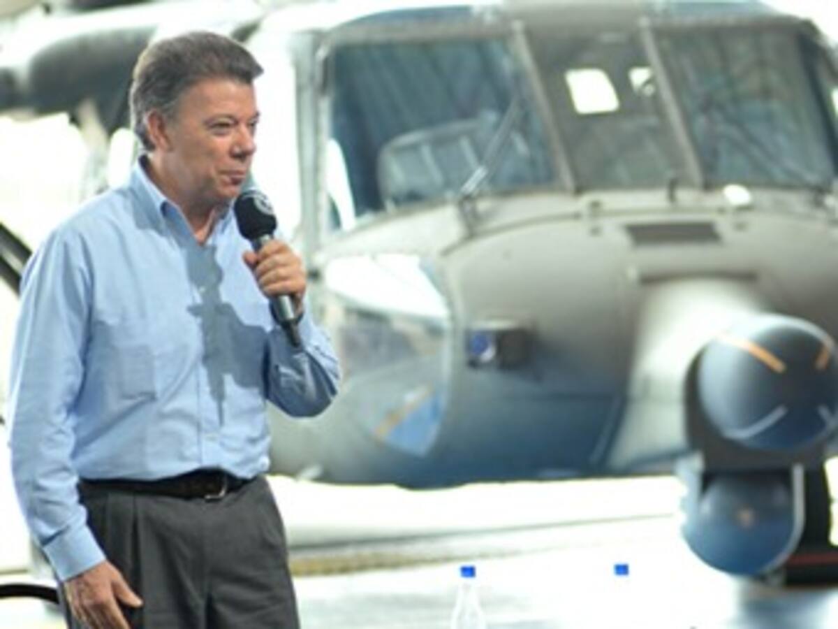 Presidente Santos dijo que los avances en materia de seguridad han sido significativos