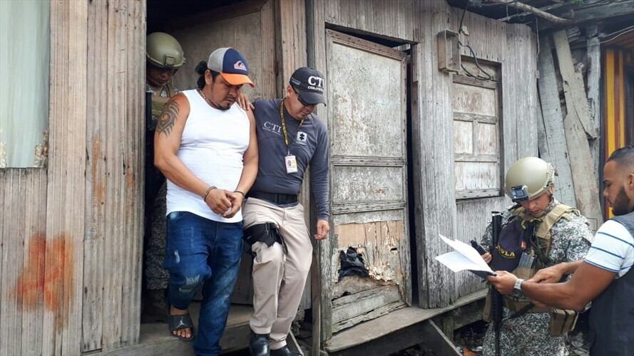 Alias "El Tío", señalado cabecilla de la banda La Local, fue enviado a prisión. Foto: Fiscalía General de la Nación