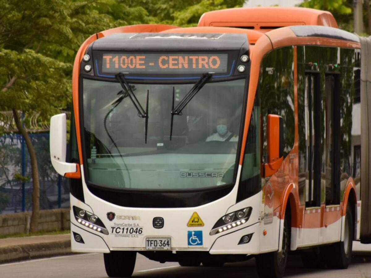 Pasaje de Transcaribe subirá a 2.700 pesos desde el 1 de noviembre