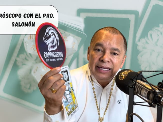 Él es el profesor Salomón, experto en la lectura del Horóscopo y el Tarot (Crédito: Profesor Salomón - Youtube) // De fondo: Imagen ilustrativa del tarot (Crédito: Olena Ruban)
