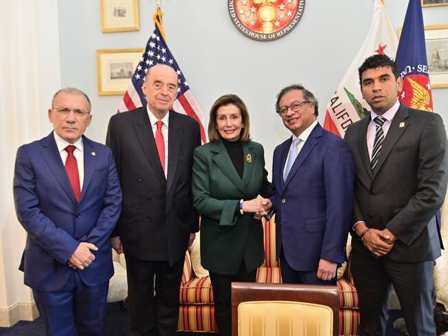 El presidente Gustavo Petro se reunió con Nancy Pelosi.