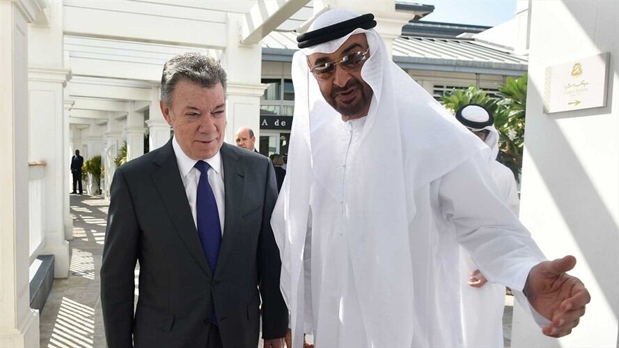 Emiratos Árabes donará US$45 millones para el posconflicto. Foto: Presidencia